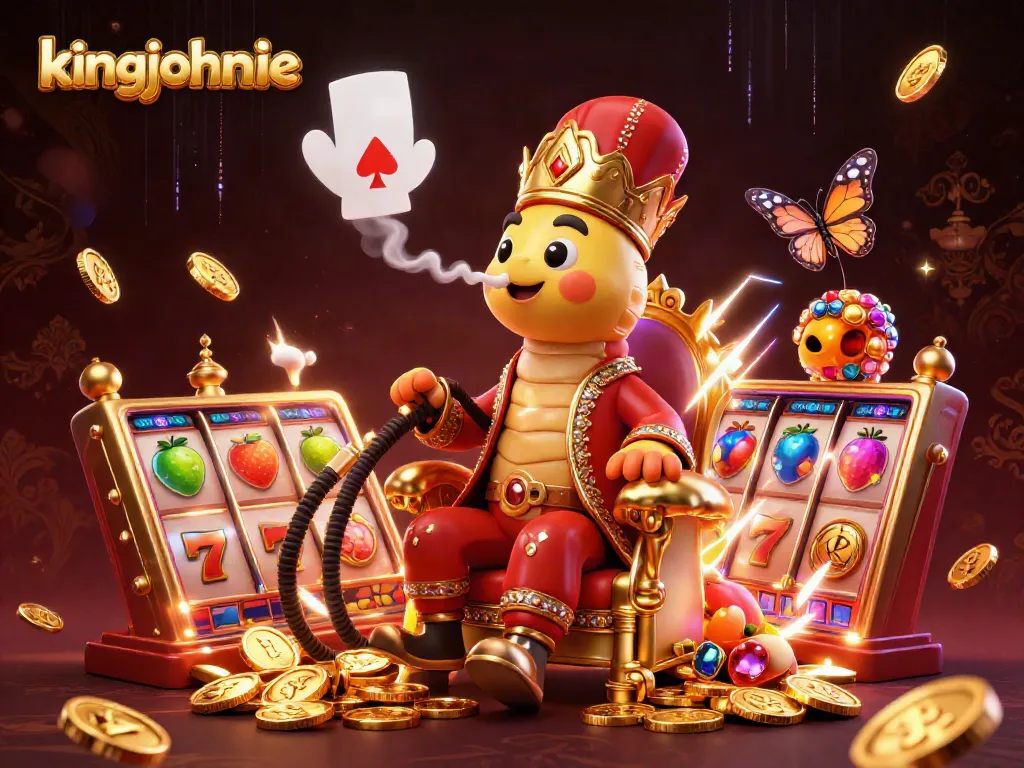Experience the thrill of winning at kingjohnnie with vibrant, animated 3D pokies and enchanting game symbols.