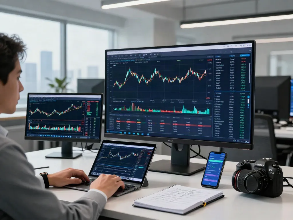 Interface de la plateforme la-couponeau.com montrant des analyses de marché et outils de trading.